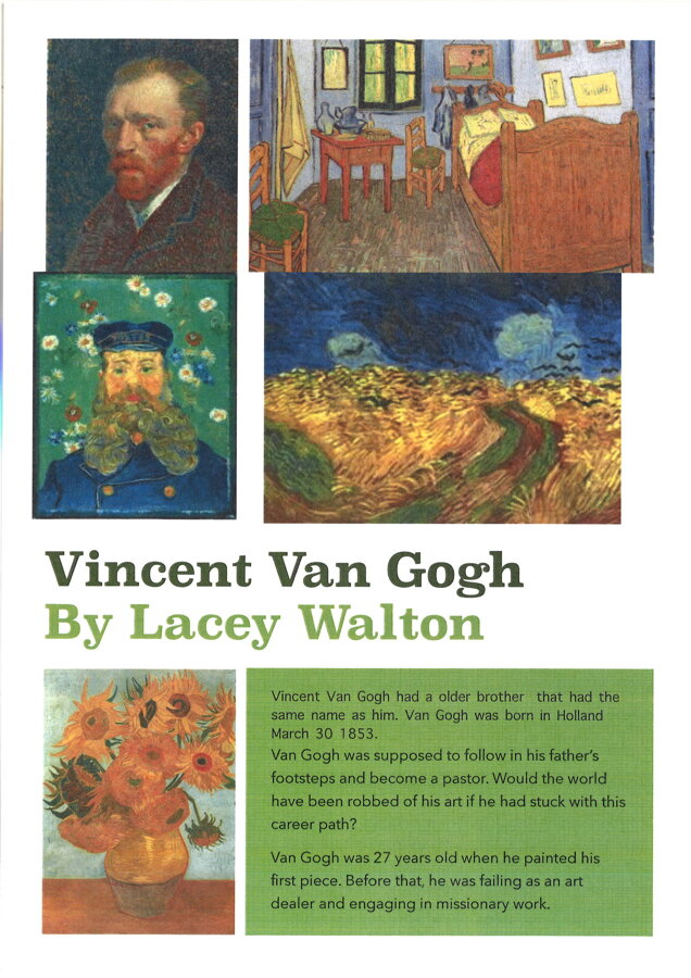 Van Gogh Facts | Welholme Academy