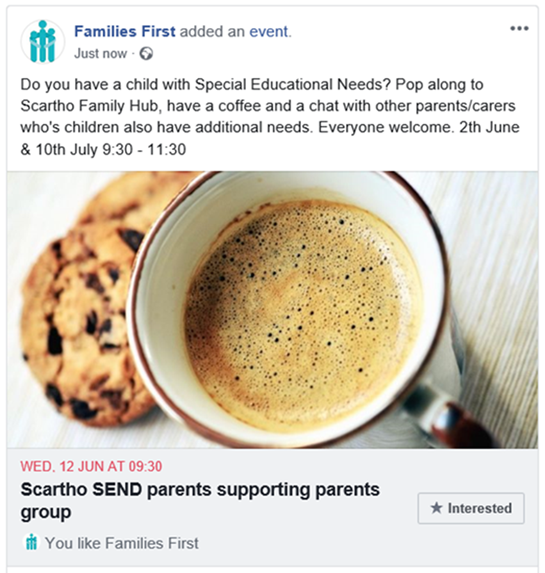 Image of SEND Parents Support Group