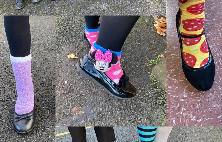 Image of Raising awareness with odd socks