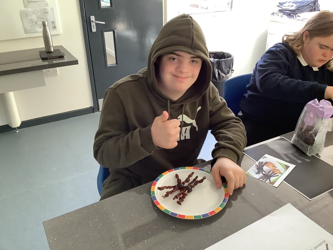 Image of Making spiders in cookery!