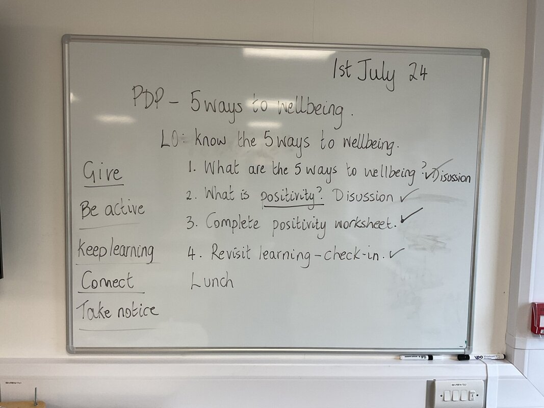 Image of KS5H PDP Wellbeing