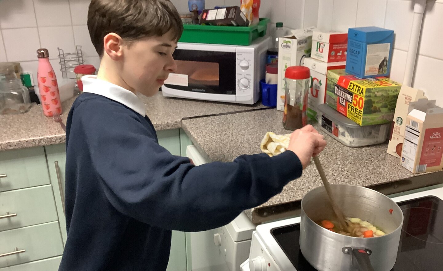 Image of Farm to Fork - Making soup 