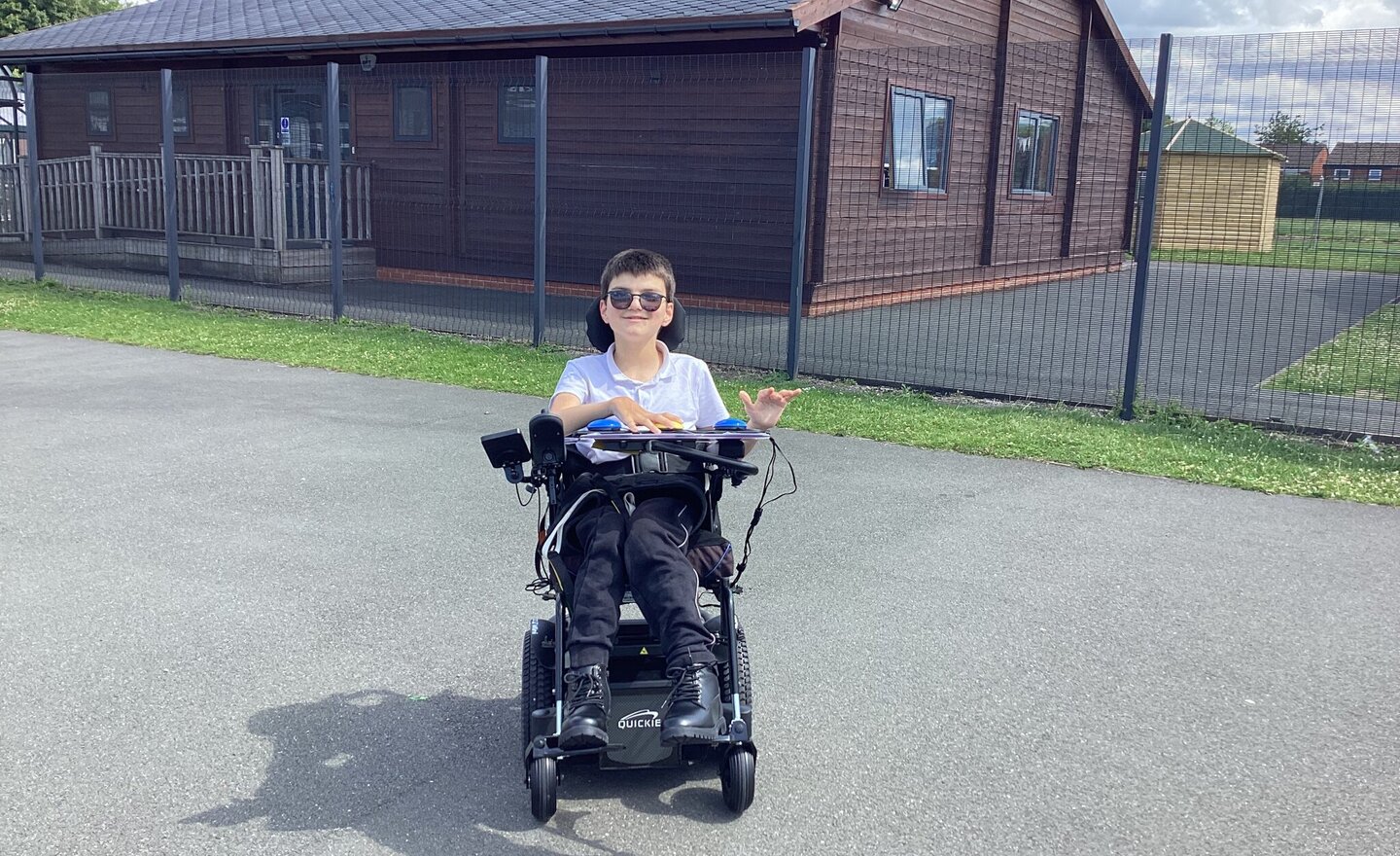 Image of Power Assisted Wheelchair