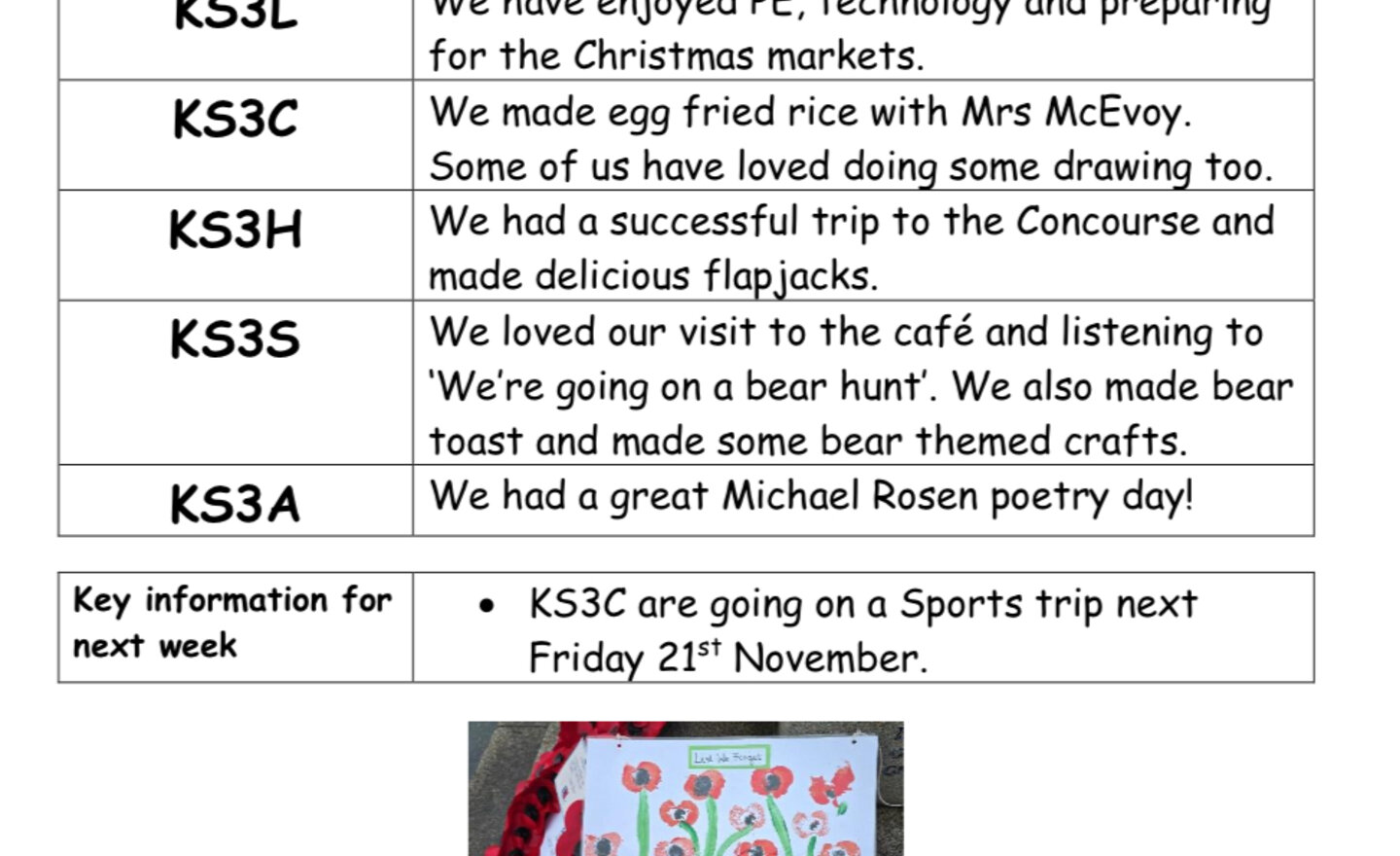 Image of KS3 Newsletter 14.11.25
