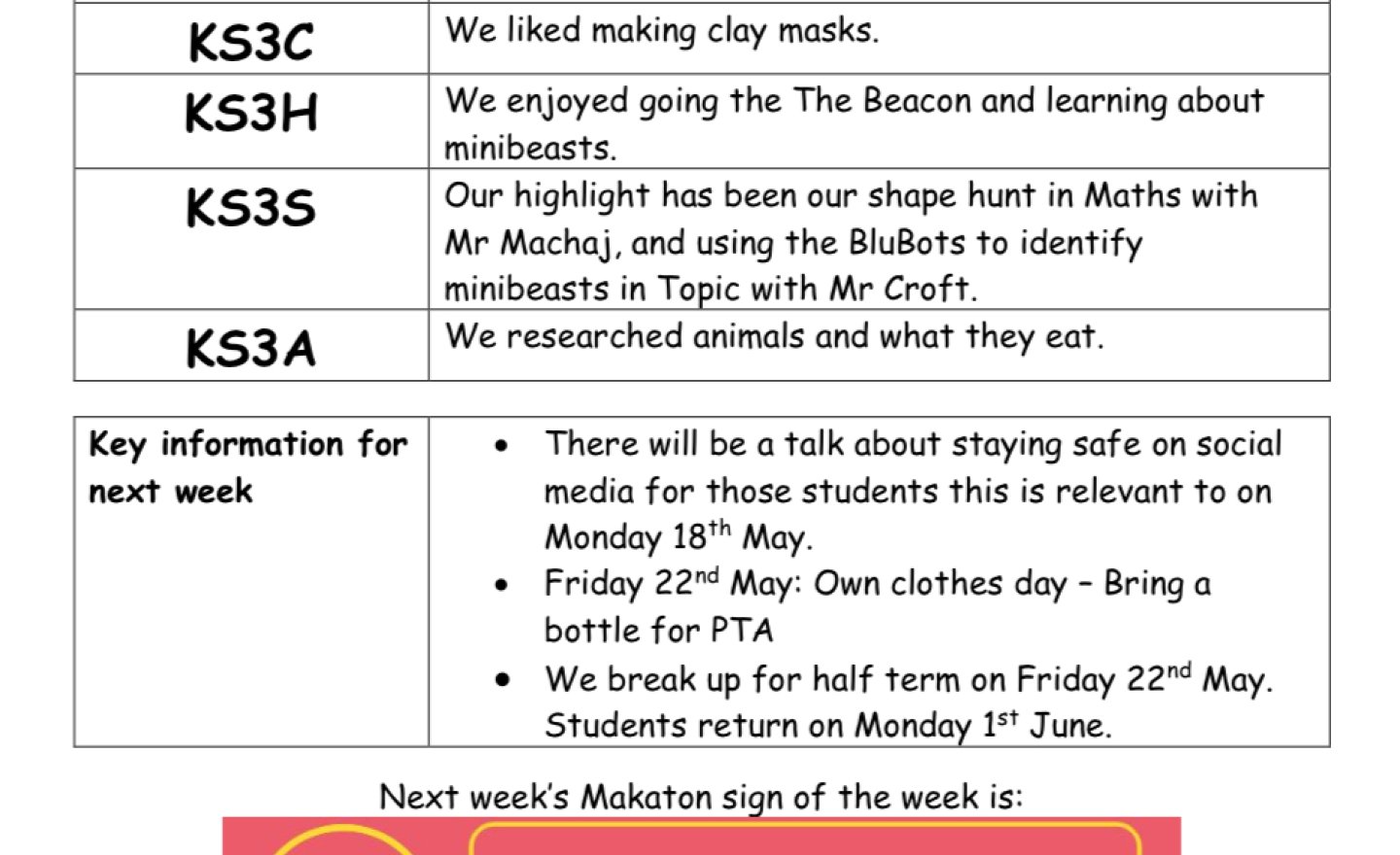 Image of KS3 Newsletter 15.05.26