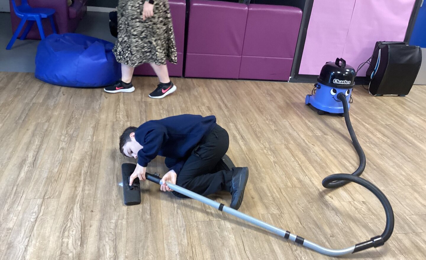 Image of Hoovering in KS3S