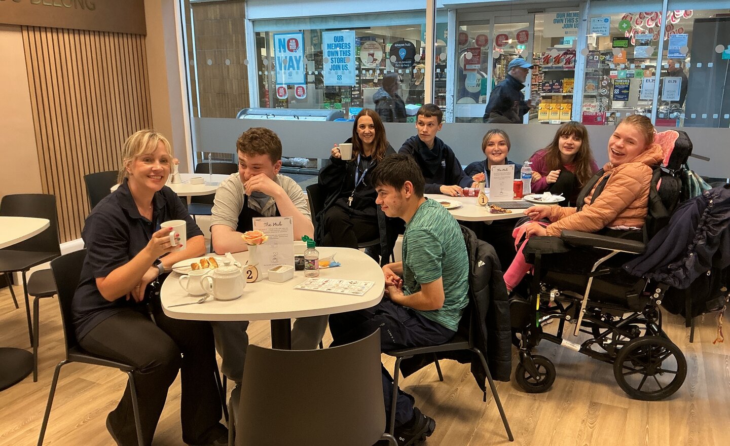 Image of KS5S visit The Hub