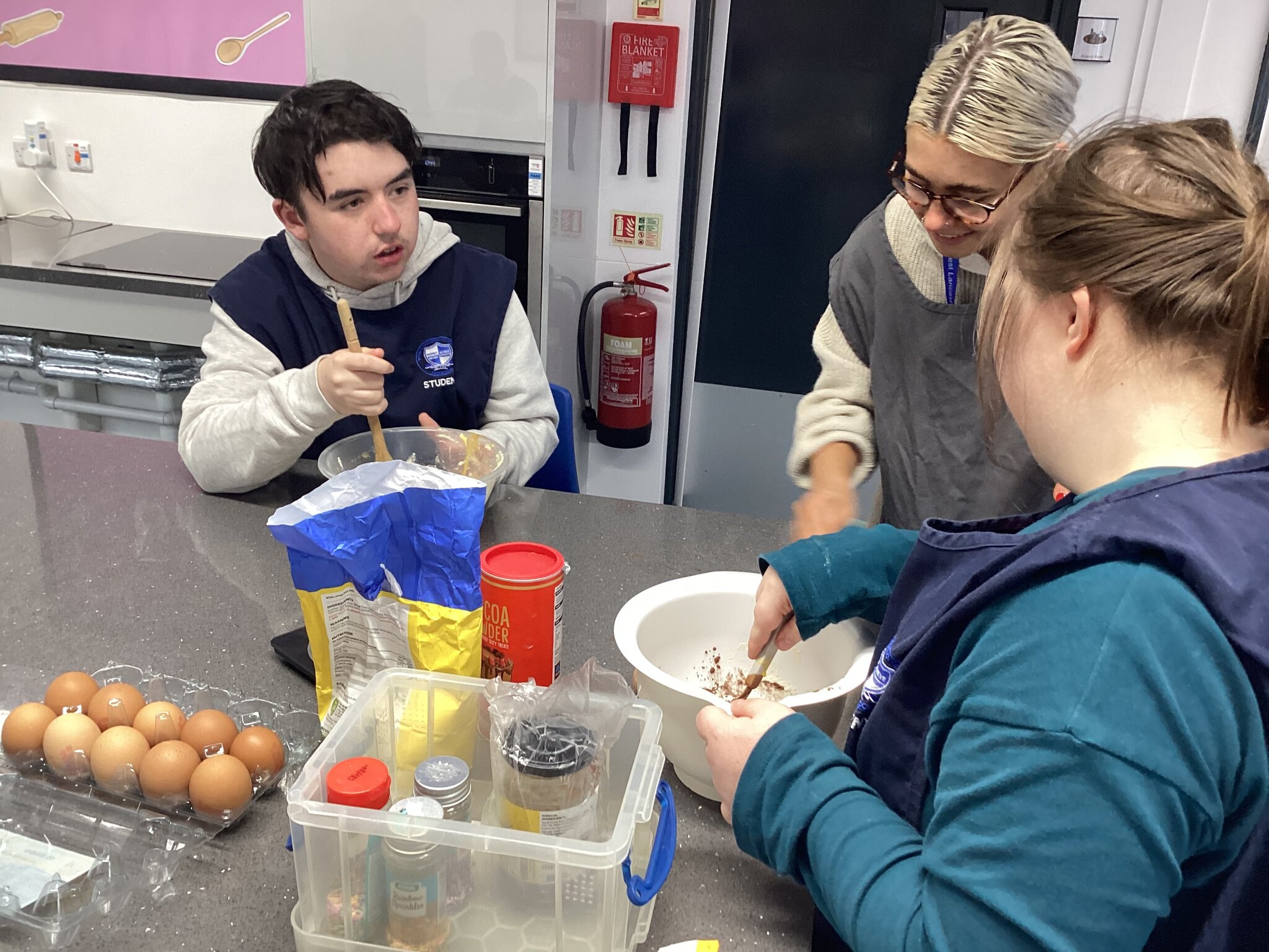 Image of KS5W Lunch in Unit