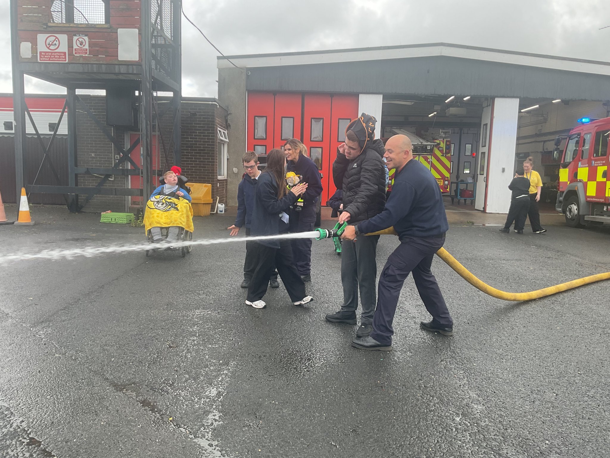 Image of KS3S visit to Skelmersdale Fire Station