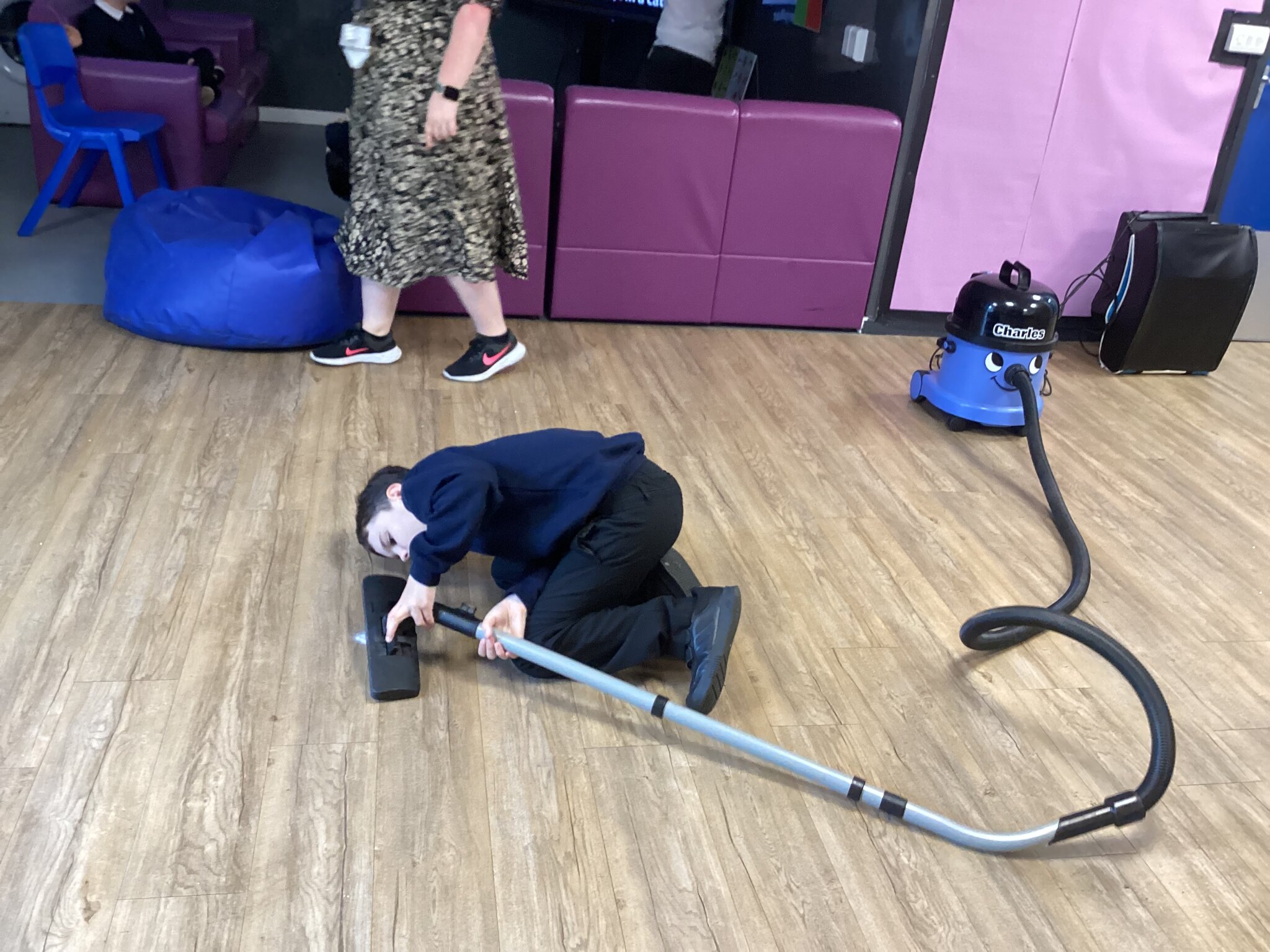 Image of Hoovering in KS3S