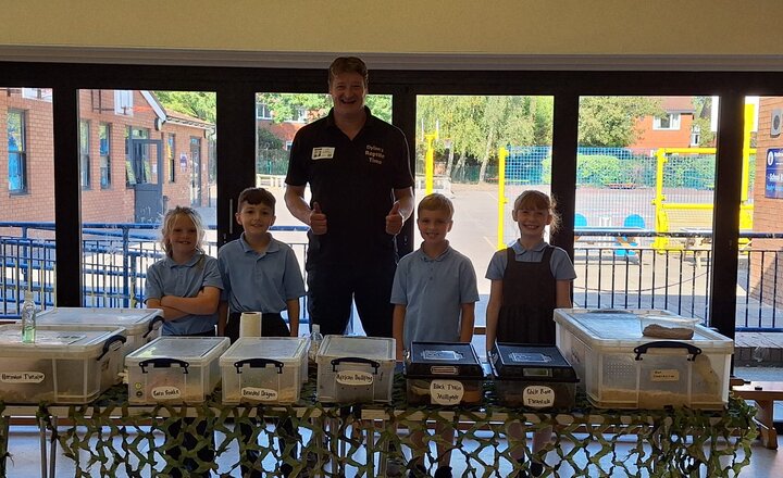 Image of Year 4 meet the Reptiles!