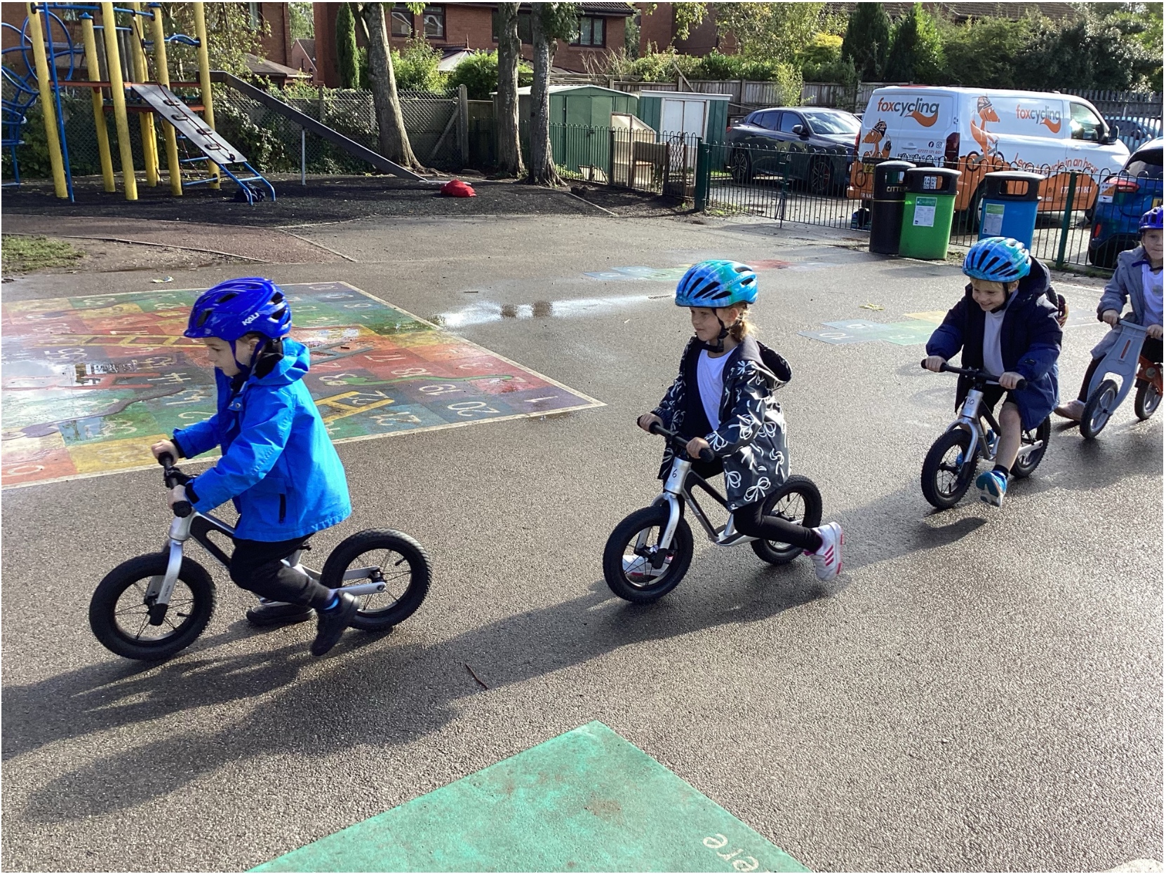Image of Reception and Year 1 Enjoy an Exciting Cycle Tots Adventure