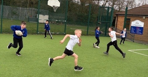 Image of Warrington Wolves Foundation Brings Rugby League Skills to Year 3 and Year 4