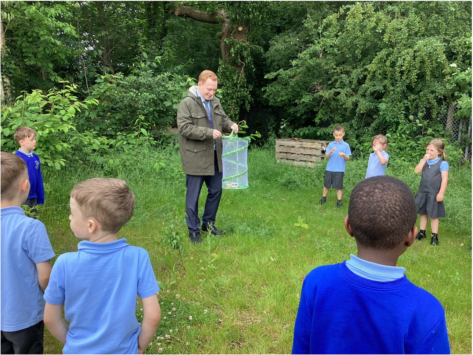 Image of Reception Children Release Butterflies 