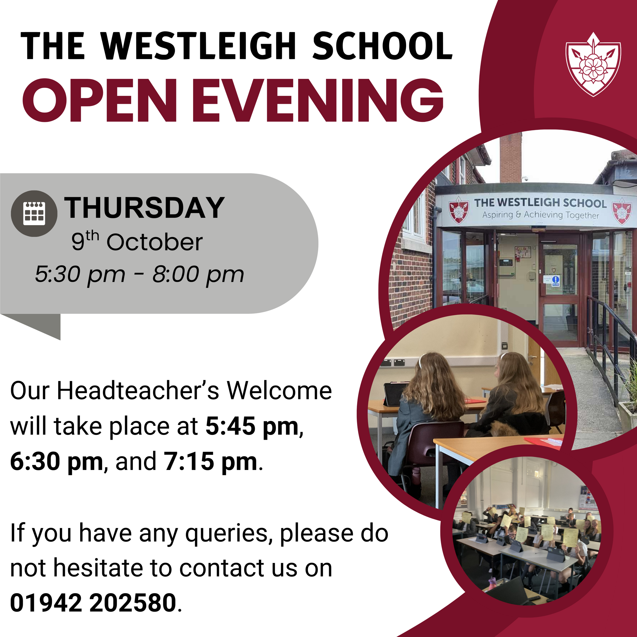Image of The Westleigh School Open Evening
