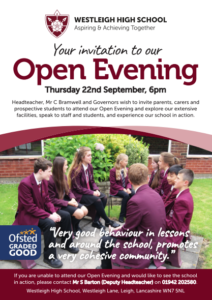 Image of Open Evening  22nd September 2016