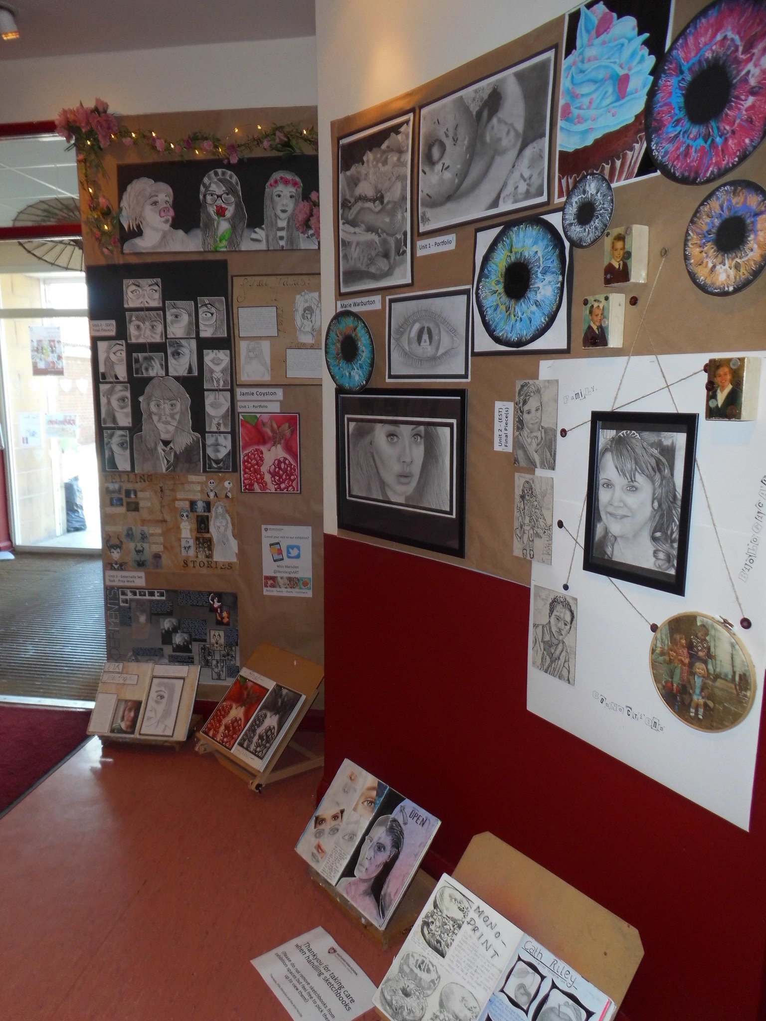 Image of GCSE Art Opening Night