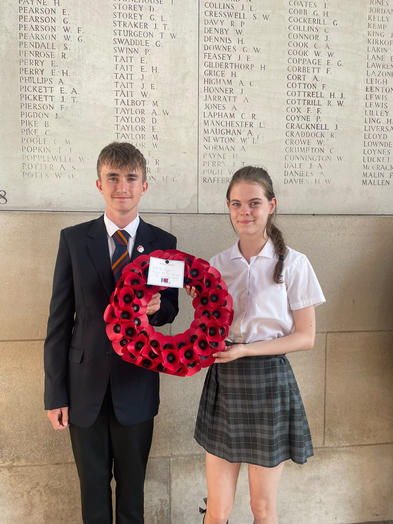 Image of Year 10 at Menin Gate