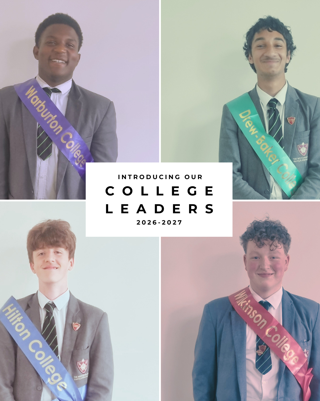Image of Congratulations to our new College Leaders!