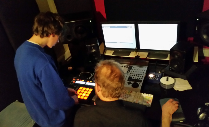 Image of Project 15 pupils create music track