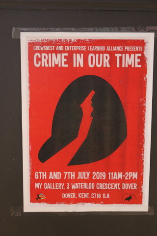 Image of Crime in Our Time Exhibit