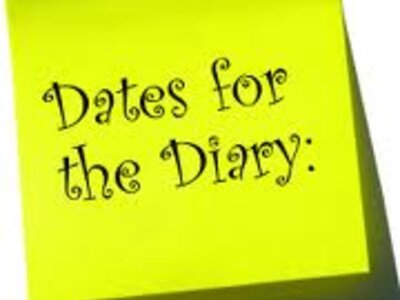 Image of Dates for your dairy!