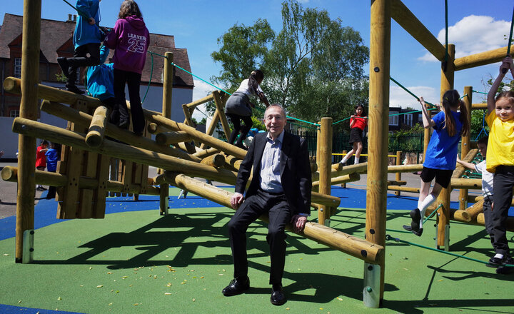Image of Andy Slaughter MP visits The William Hogarth School