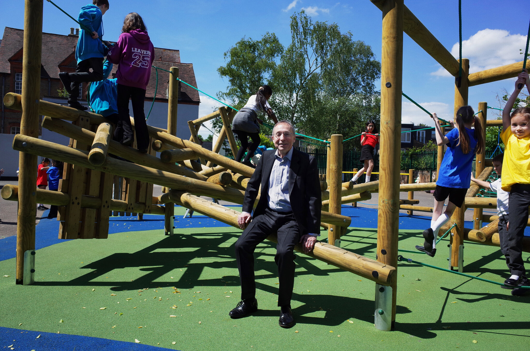 Image of Andy Slaughter MP visits The William Hogarth School