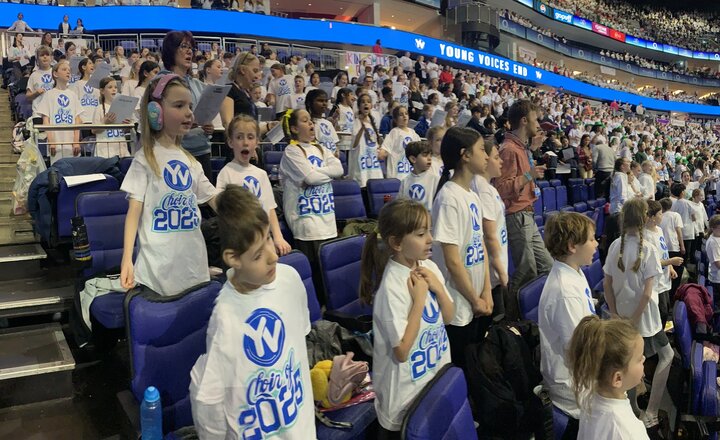 Image of Young Voices concert at the O2 Arena