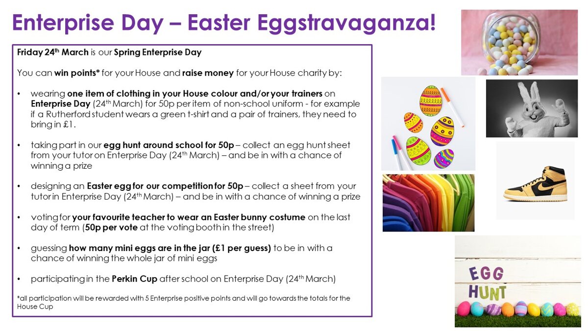 Enterprise Day 24th March William Perkin CofE High School