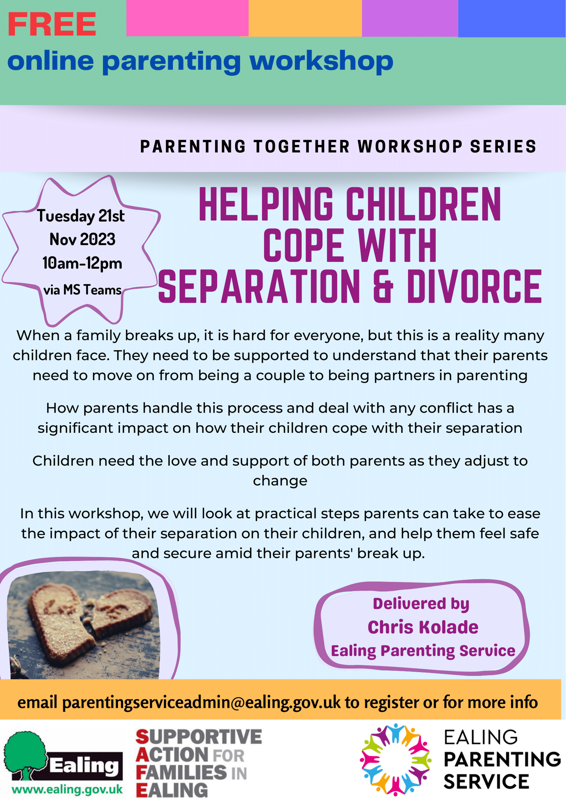 Image of Helping Children cope with Separation and Divorce