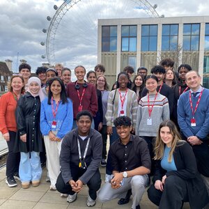 Image of Year 12 visit to IBM York Road offices