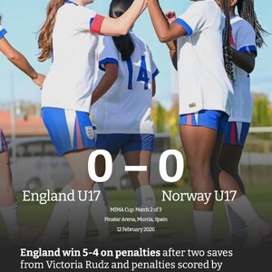 Image of England U17 success for William Perkin student