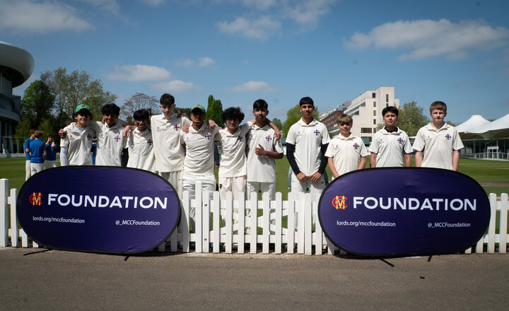 Image of William Perkin cricketers play at Lord's