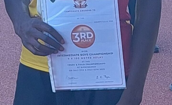 Image of Lashaun competes at the English Schools Track and Field Championships