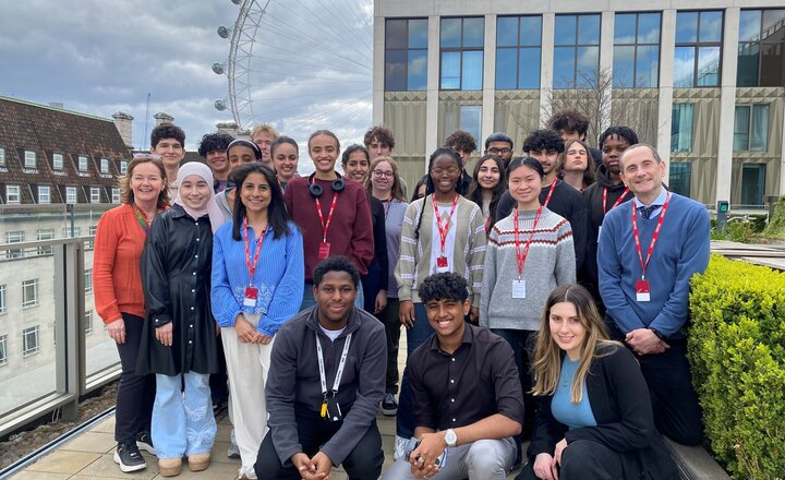 Image of Year 12 visit to IBM York Road offices