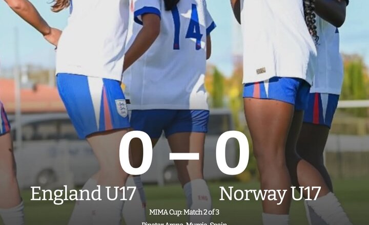 Image of England U17 success for William Perkin student