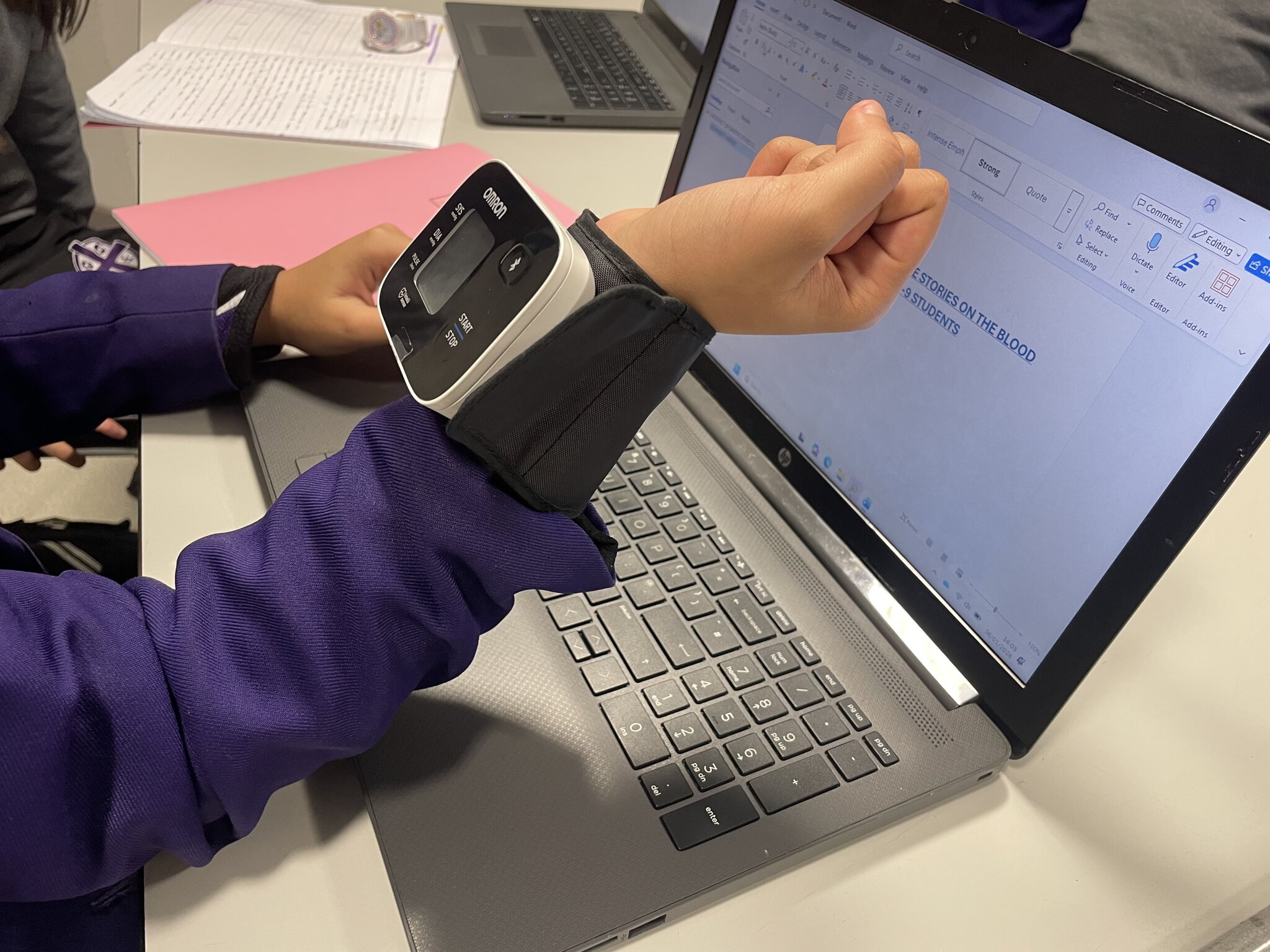 Image of Hey my blood pressure is changing!