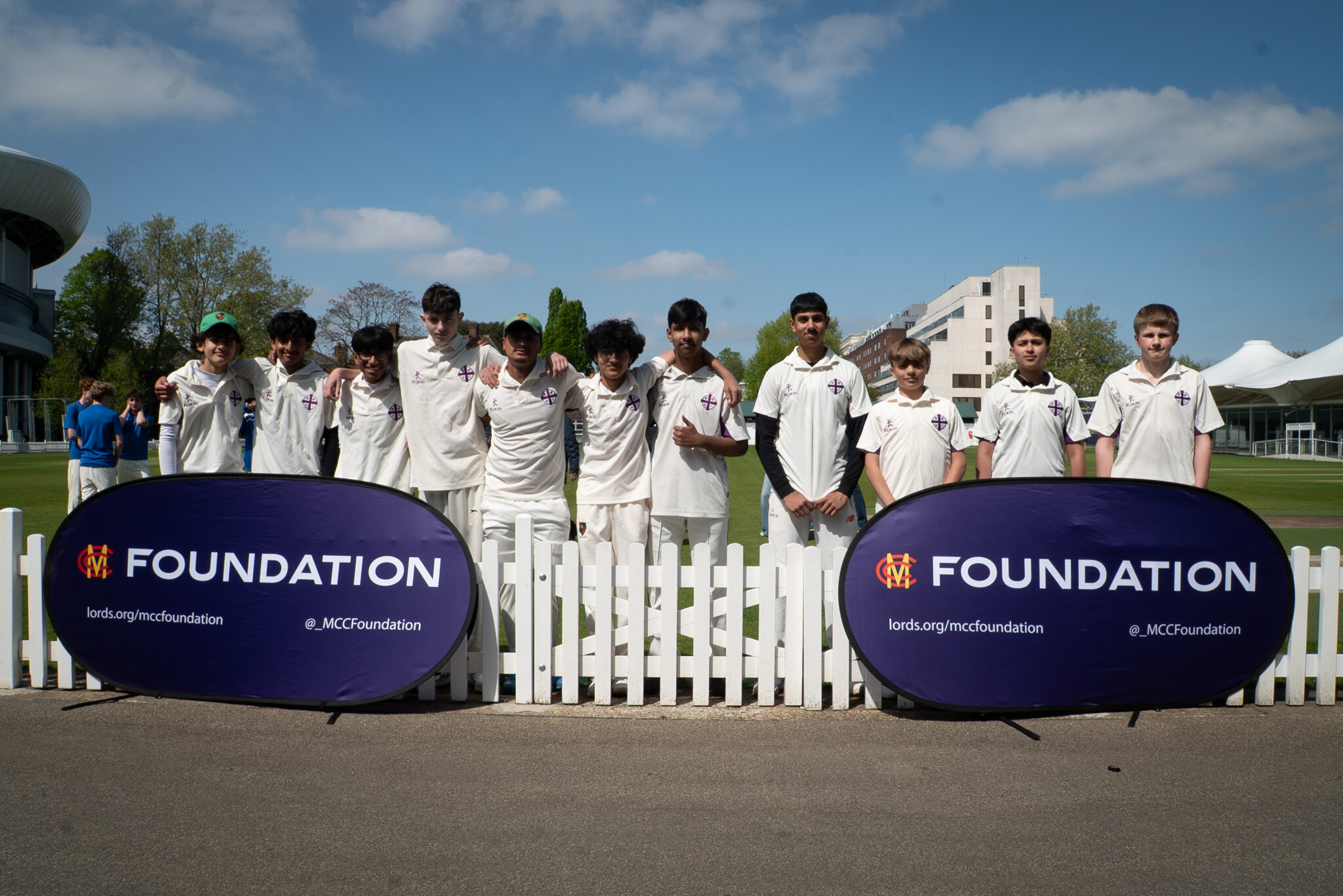 Image of William Perkin cricketers play at Lord's