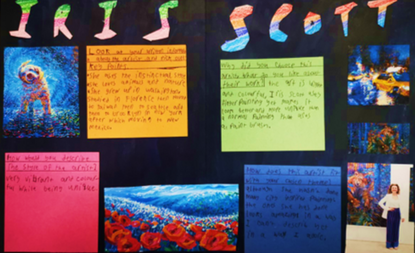 Image of KS4 Art Pupil Written Response - I Scott