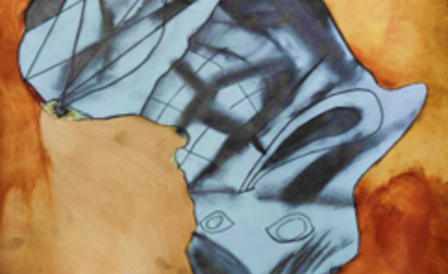 Image of Y8 Charcoal African Maps and Ancient Egypt