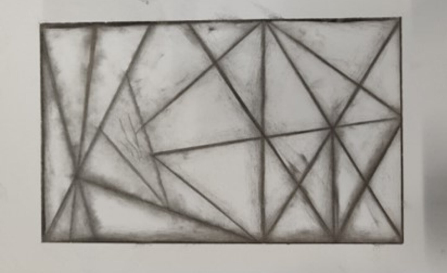 Image of Y8 Art Using Charcoal to Create Tonal Value Designs