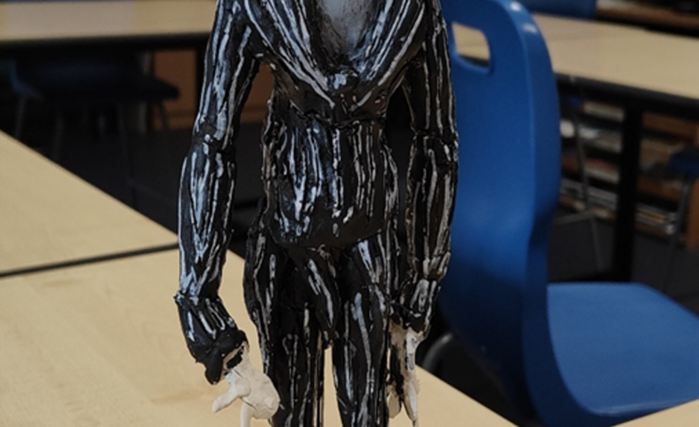 Image of Y9 Pupil Exploring Tim Burton