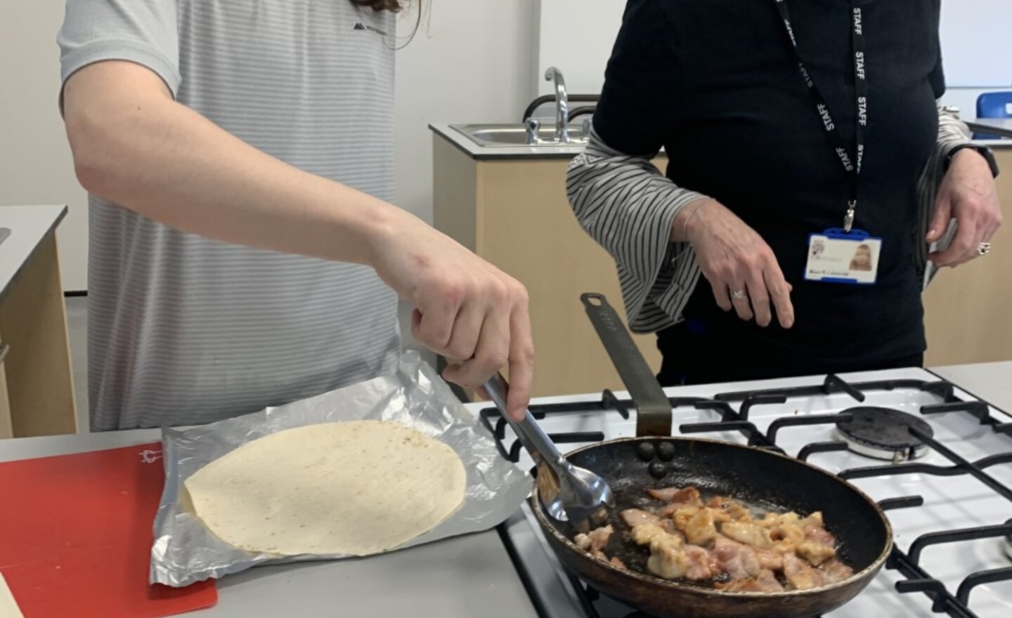 Image of KS4 Chicken & Bacon Wraps