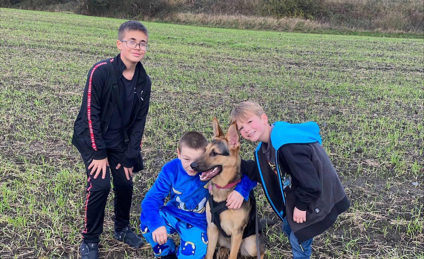 Image of Therapy Dog Nova's First Visit