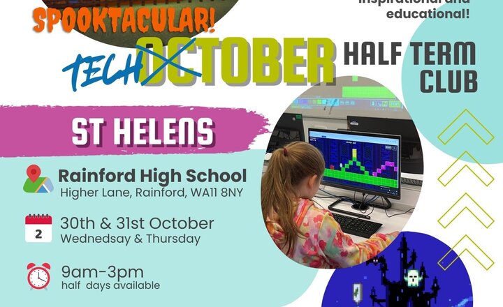 Image of  'Techtober' Half term ComputerXplorers club at Rainford High School
