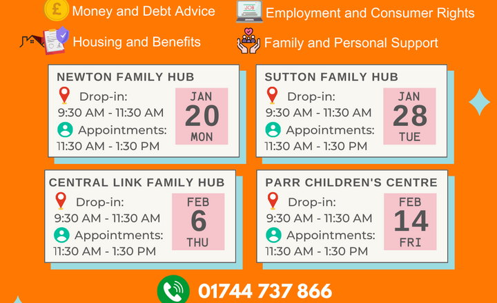 Image of Citizens Advice - Support Available for Children & Families