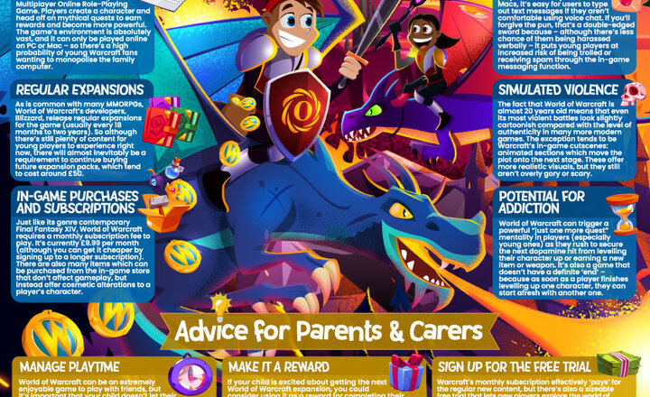 Image of World of Warcraft Game Advice & Risks