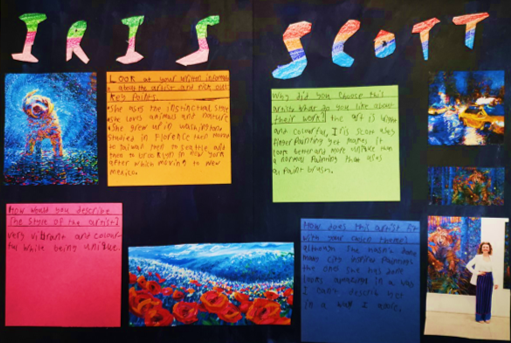 Image of KS4 Art Pupil Written Response - I Scott