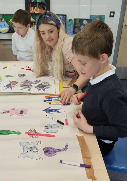 Image of KS2 Pupils Sensory Workshop - Laura Kate Pontefract